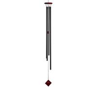 Woodstock Wind Chimes of Saturn Wind Chimes for Outside 47" Black Large Deep Tone Wind Chime Décor for Outdoor Garden, Patio, Porch, Encore Collectio
