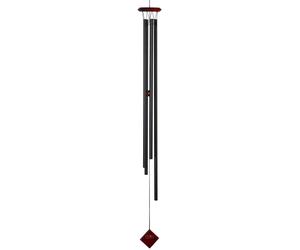 Woodstock Wind Chimes of Saturn Wind Chimes for Outside 47" Black Large Deep Tone Wind Chime Décor for Outdoor Garden, Patio, Porch, Encore Collectio