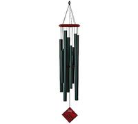 Woodstock Wind Chimes of the Eclipse Chimes for Outside 40" Green Large Deep Tone Wind Chime Decor for Outdoor Garden, Patio, Porch, Encore Collection
