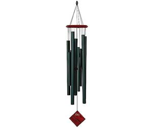 Woodstock Wind Chimes of the Eclipse Chimes for Outside 40" Green Large Deep Tone Wind Chime Decor for Outdoor Garden, Patio, Porch, Encore Collection