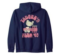 Woodstock Yasgurs Farm '69 Zip Hoodie