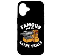 Woodturning and Wood Carving Design for a Woodturner Case for iPhone 16