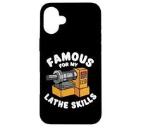 Woodturning and Wood Carving Design for a Woodturner Case for iPhone 16 Plus