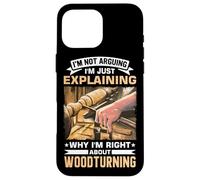 Woodturning and Wood Carving Design for a Woodturner Case for iPhone 16 Pro Max