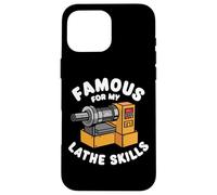 Woodturning and Wood Carving Design for a Woodturner Case for iPhone 16 Pro Max