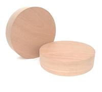 Woodturning Bowl Blanks and Clock Blanks - Choose Your Size and Species (SAPELE 180mm X 73mm)