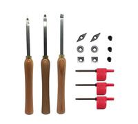 Woodturning Carbide Lathe Tools, 3 Rougher Detailer Finisher Carbide Lathe Tools