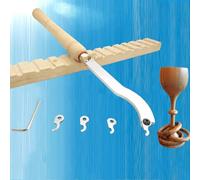 Woodturning Chisel Set for Crafting Rings and Wheels, Ideal for Woodworking Enthusiasts and DIY Projects