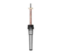 Woodturning Pen Mandrel, Lathe Machine Revolving Centre Taper Handle Collet Chuck Accessories, Stainless Steel Morse No. 2 Taper Shank, Wear-, Durable with Smooth Surface, Easy