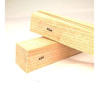 Woodturning Spindle Blanks - Kiln Dried Ash - Choose Your Size (73mm x 73mm x 300mm)