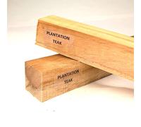 Woodturning Spindle Blanks - Wand Blanks - 300mm x 25mm x 25mm - 20+ Species to Choose from (Plantation Teak)