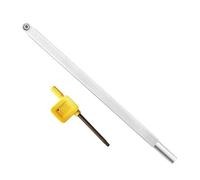 Woodturning Tool Carbide Insert Cutter Wood Turning Chisel Blade/Aluminum Handle for Woodworking Lathe Machine (C:Round (9MM))