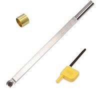 Woodturning Tools Carbide Tipped Lathe Chisel Finisher Tool Bar 10 Inches With Ci0 16mm Round Carbide Insert Cutter for Wood Hobbyist or DIY or Carpenter,Handle not Include