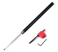 Woodturning Tools Set Carbide Tipped Lathe Chisel Finisher Tool Bar with Ci5 8.9mm Round Carbide Insert Cutter for Wood Hobbyist or DIY or Carpenter