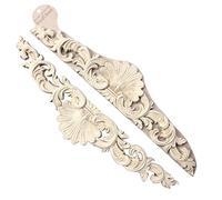 WoodUbend WUB1372.48 Pack of 2 Pediments - Wood Appliques - Heat Bendable & Flexible Onlays 9.8x47.5cm - DIY Craft, Furniture & Home Decor - Easy to Apply & Paint - Versatile & Reusable Decals