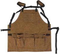 Woodw Apron with Thick Shoulder Pads, Work Apron with 9 s, Strap Tool for Carpenters, ters, Bartenders, Comable Workshop for Men and WomenUseful and Attractive