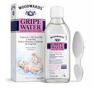 Woodwards Gripe Water 150ML Baby Colic Relief Oral Solution, Infant Gas & Wind Support, Alcohol Free Sugar Free Formula with Dill Seed Oil, Soothing Digestive Comfort for Babies
