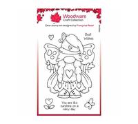 Woodware Clear Singles Butterfly Norma 4 in x 6 in Stamp Set, 4 x 6 in