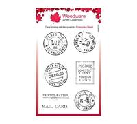 Woodware Clear Singles Extra Postmarks 3 in x 4 in Stamp, 3 x 4 in