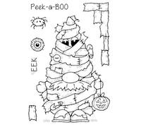 Woodware Clear Singles Mummy Gnome 4 in x 6 in Stamp Set, Photopolymer, 4 x 6 inch