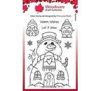 Woodware Clear Stamp Set-Snow Gnomes, 6 in x 4 in