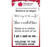 Woodware Clear Stamp Set-Spell Time, 3 x 4 in
