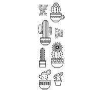Woodware Craft Collection - Clear Stamps Singles - Succulents FRS041