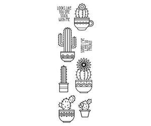 Woodware Craft Collection - Clear Stamps Singles - Succulents FRS041