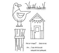 Woodware Craft Collection Francoise Collection-Clear Magic-Beside The Seaside, Polymer, 10.5 x 17.5 x 0.8 cm