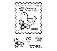 Woodware Francoise Collection - Bird Post - Clear Stamp Set, FRM042, 3 x 4 inches