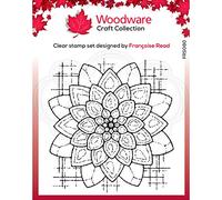 Woodware Francoise Collection-Clear Magic-Blossom Stamp Set, 4 x 4 inches Transparent