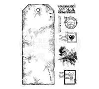 Woodware Francoise Collection Clear Magic Stamp - Large Postal Tag, 20 x 13.5
