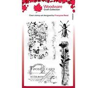 Woodware Francoise Collection-Clear Magic Stamp Set-Marks, 10 x 15 cm Approx, FRS834