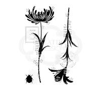 Woodware Francoise Collection-Clear Magic Stamp Set-Mini Flower Silhouettes, 9.6 x 6.7 cm Approx, FRM002