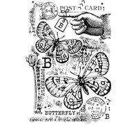 Woodware Francoise Collection-Clear Stamp-B is for Butterfly, 4 x 6 inches