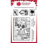 Woodware Francoise Collection-Garden Journal-Clear Stamp, 6 x 4 inches