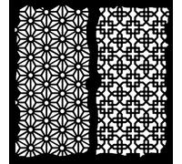 Woodware Francoise Collection-Garden Screen-Stencil, 15 x 15 cm