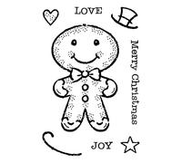 Woodware Francoise Collection - Gingerbread Man - Clear Stamp Set, Transparent, 3 x 4 inches (FRM043)