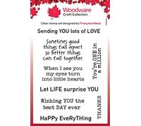 Woodware Francoise Collection-Happy Everything-Clear Stamp Set, A6