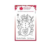 Woodware Francoise Collection-Loving Snowman-Clear Magic Stamp, A6, FRS875