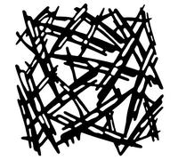 Woodware Francoise Collection Stencil Scratched, 6 x 6