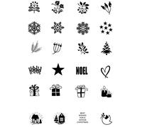 Woodware Jane Gill-Big Bubble-Small Tops-Clear Magic Stamp, A6, Transparent (JGS822)