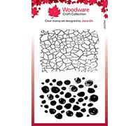 Woodware Jane Gill - Clear Magic Stamp Set - Crackles & Dots Transparent