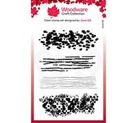 Woodware Jane Gill-Clear Magic Stamp Set-Texture Extras, 10 x 15 cm Approx, Transparent