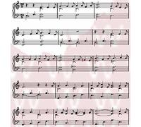Woodware Jane Gill Clear Magic Stamp - Sheet Music