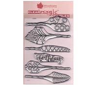 Woodware JGS559 Jane Gill Clear Magic Stamp-Countryside Stems, Plastic, transparent