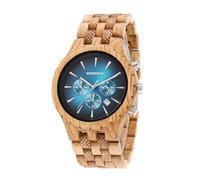 woodwear Men's Wooden Watch Night Blue Lagoon Dream Dawn, Oak