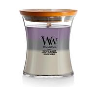 WoodWick Amethyst Sky Scented Trilogy Medium Hourglass Candle Crackles as it Burns Great for Gifting 9.7oz