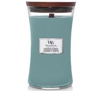 WoodWick Candle Evergreen Cashmere Large Hourglass Scent Decor Gift Fragrance