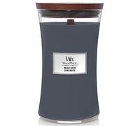WoodWick- Indigo Suede Large Hourglass Candle (605g)